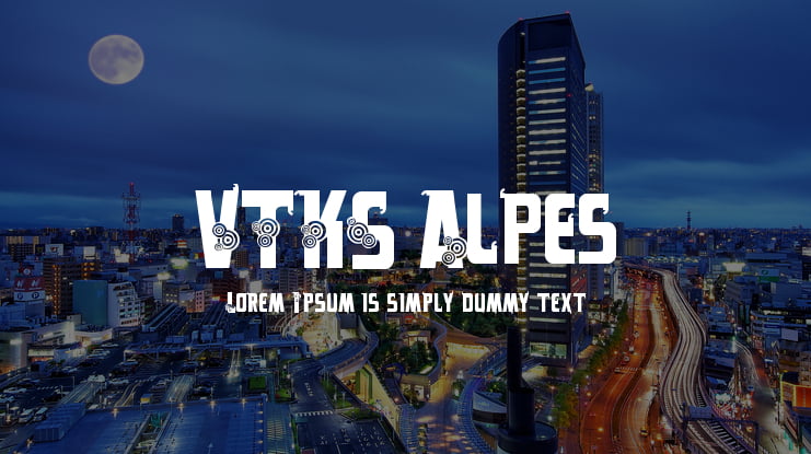 VTKS Alpes Font