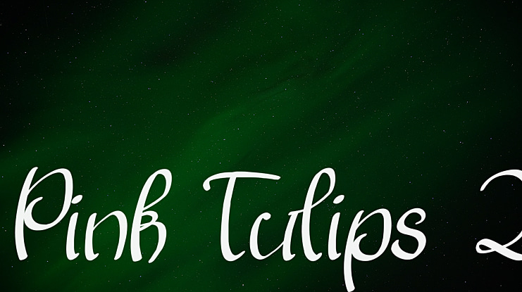 Pink Tulips 2 Font
