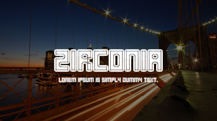 Zirconia Font
