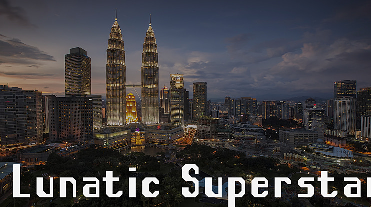 Lunatic Superstar Font