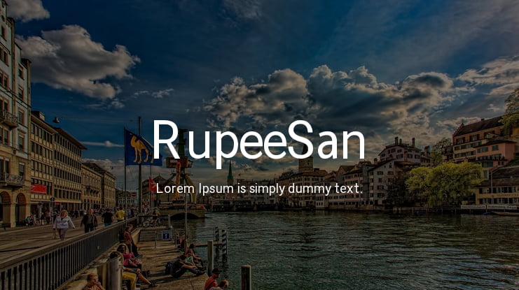 RupeeSan Font