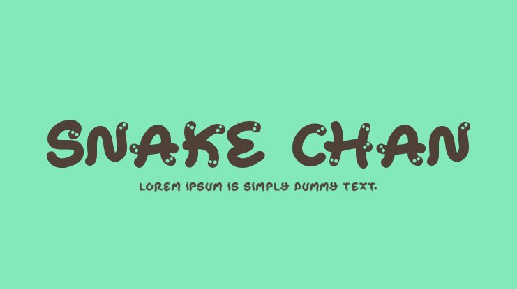 Snake Chan Font Family