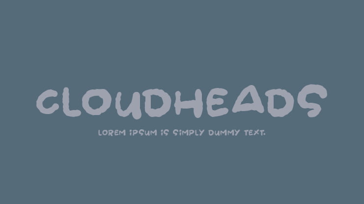 Cloudheads Font Family
