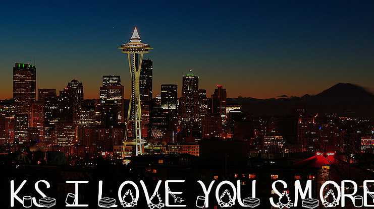 Ks I Love You Smore Font