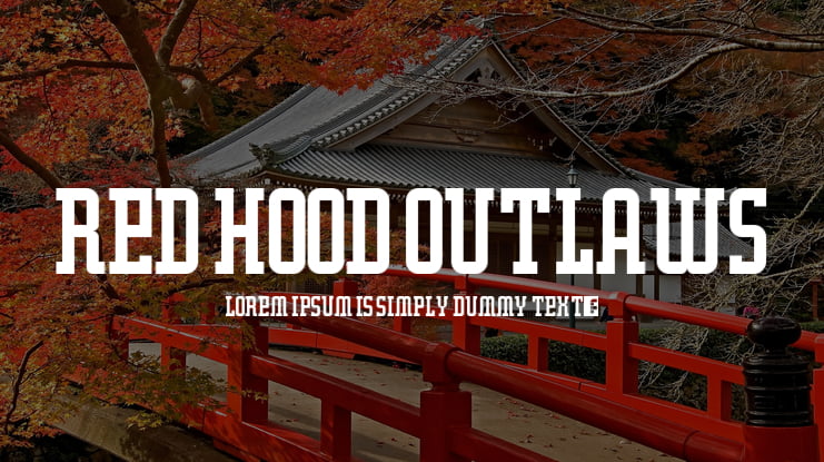 Red Hood Outlaws Font