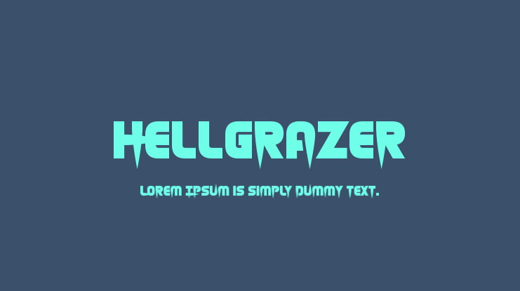 Hellgrazer Font