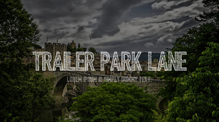 Trailer Park Lane Font Family