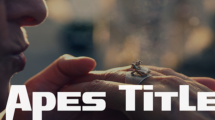 Apes Title Font