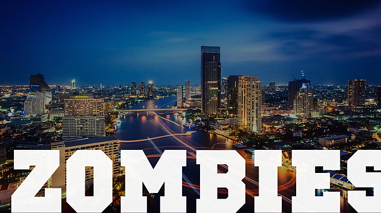 ZOMBIES Font