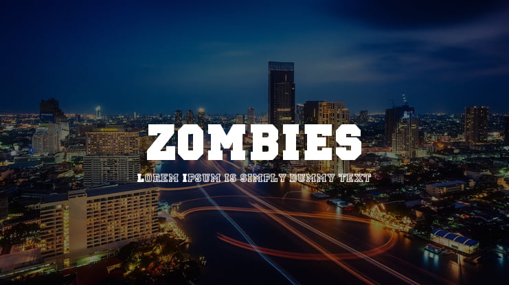 ZOMBIES Font