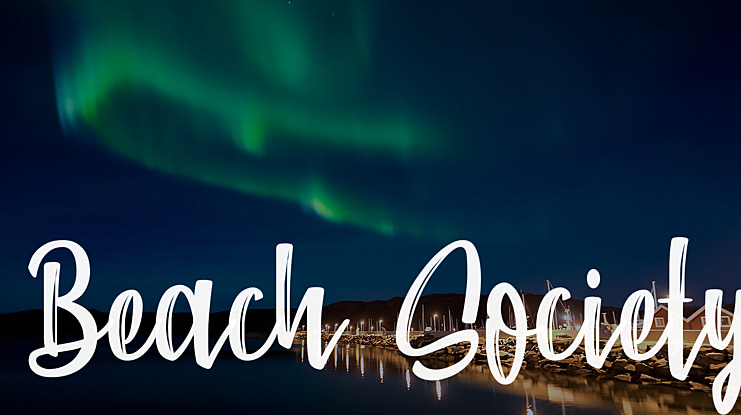 Beach Society Font Family