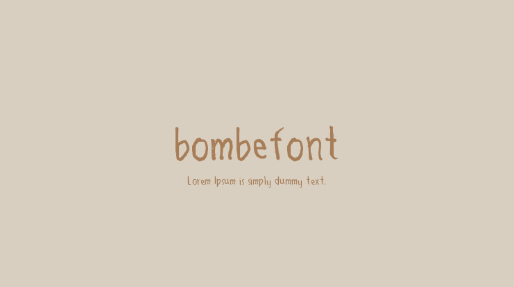 bombefont Font