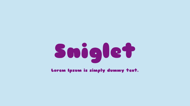 Sniglet Font