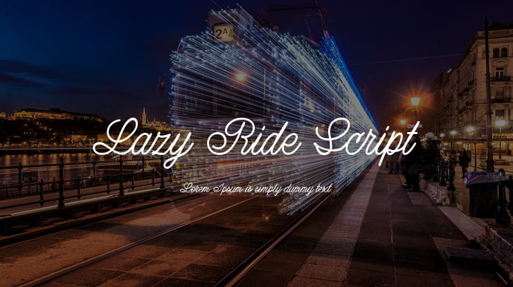 Lazy Ride Script Font