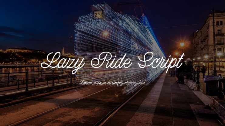 Lazy Ride Script Font