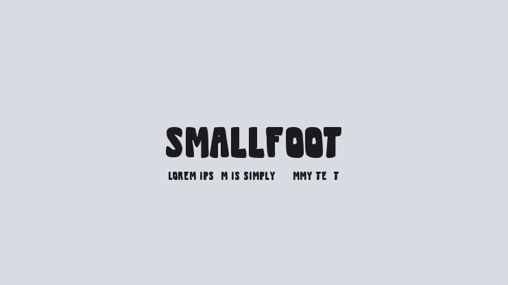 Smallfoot Font