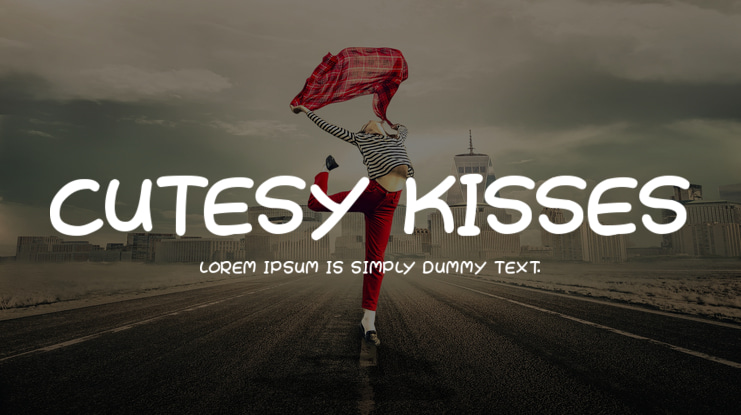 Cutesy Kisses Font Family