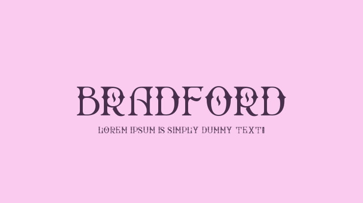 Bradford Font