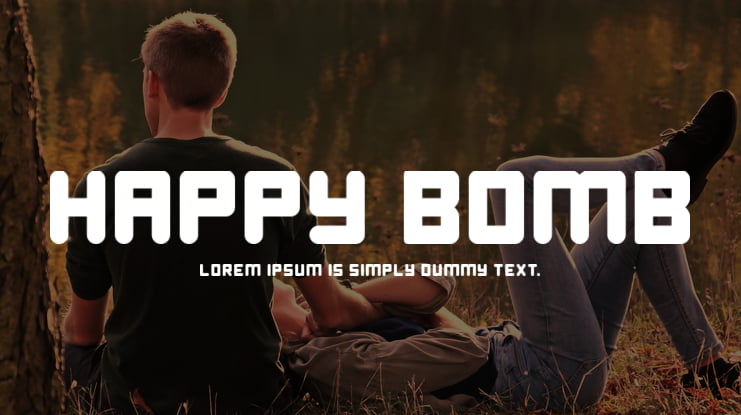 Happy Bomb Font by Dadiomouse · Creative Fabrica