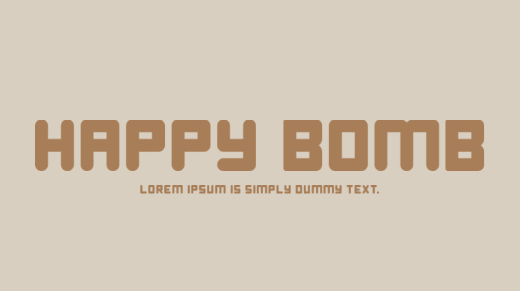 Happy Bomb Font by Dadiomouse · Creative Fabrica