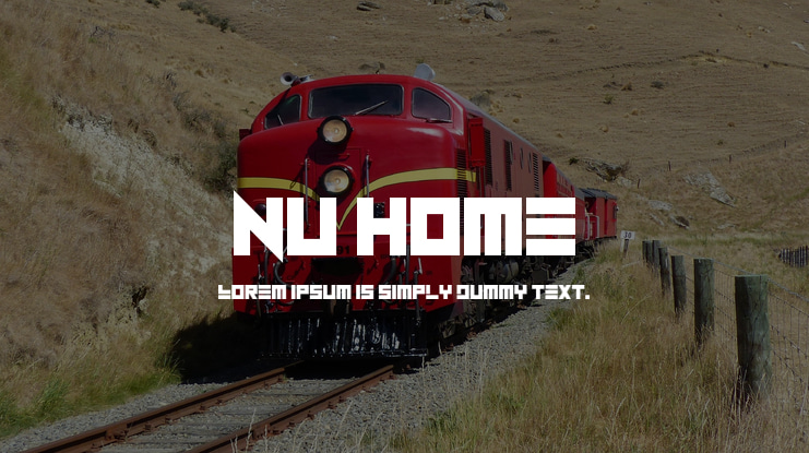 Nu Home Font