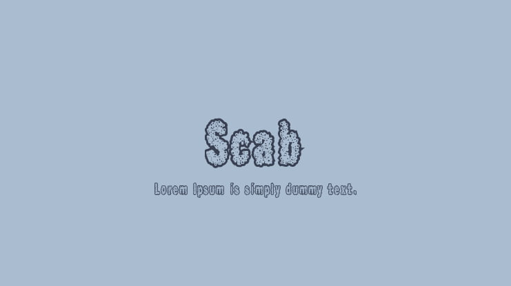 Scab Font