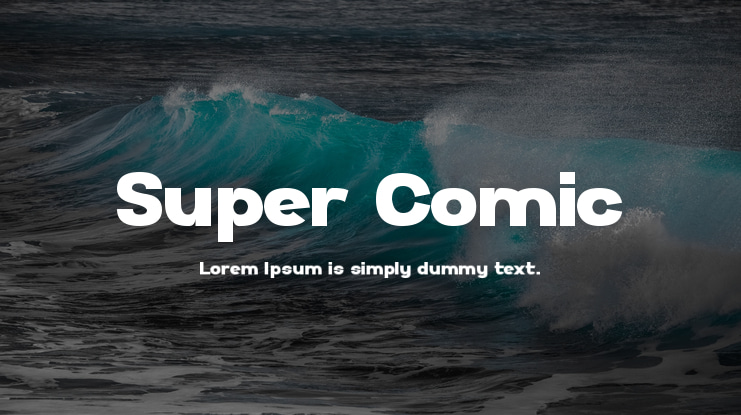 Super Comic Font