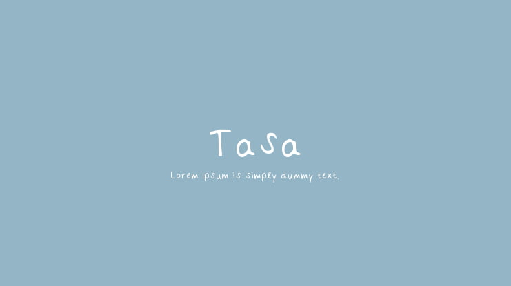 Tasa Font