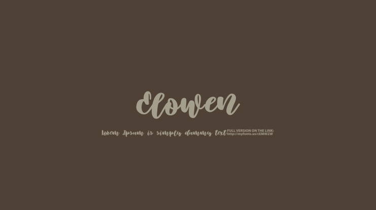 Elowen Font