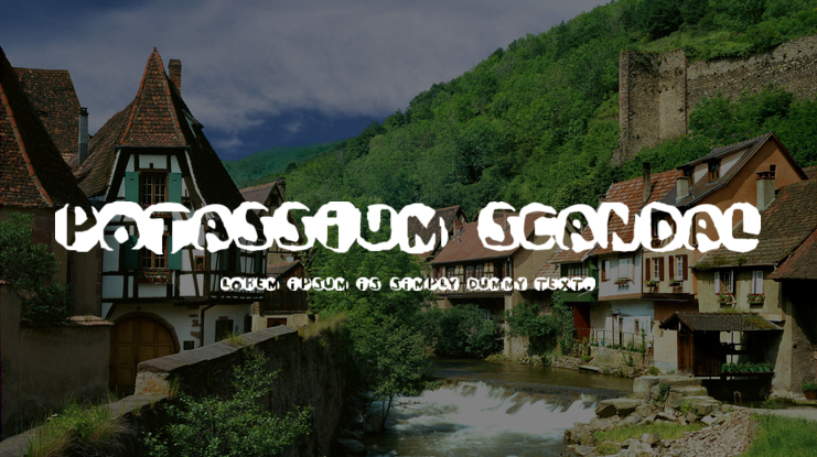 Potassium Scandal Font