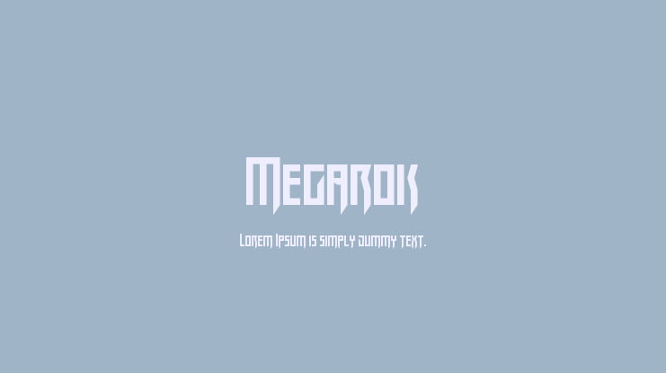 Megarok Font