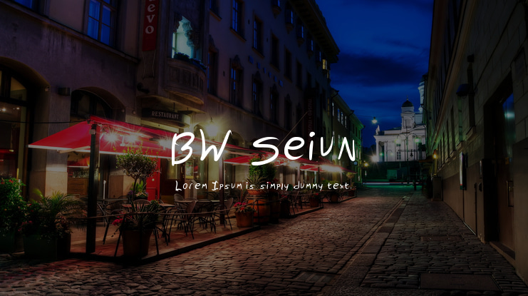 BW Seiun Font