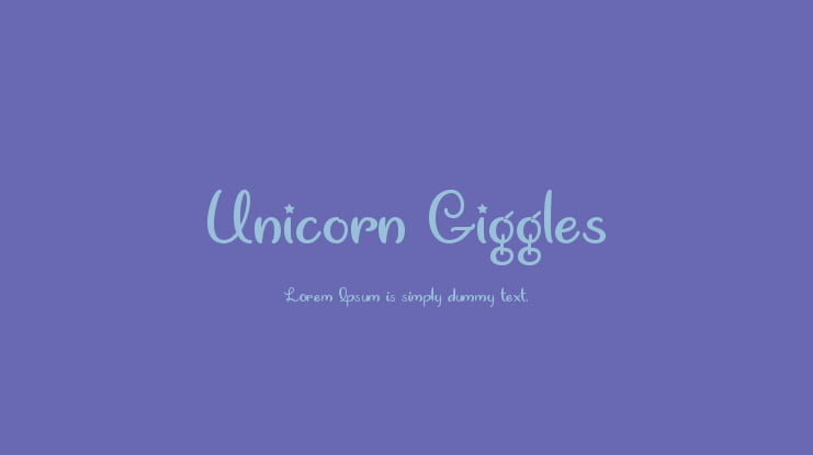 Unicorn Giggles Font