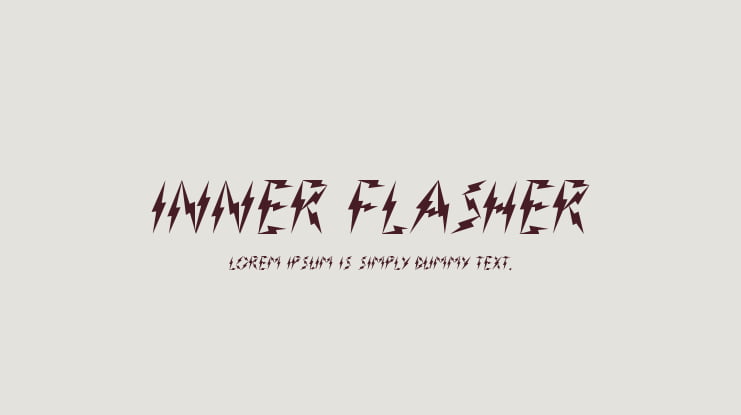 Inner Flasher Font Family