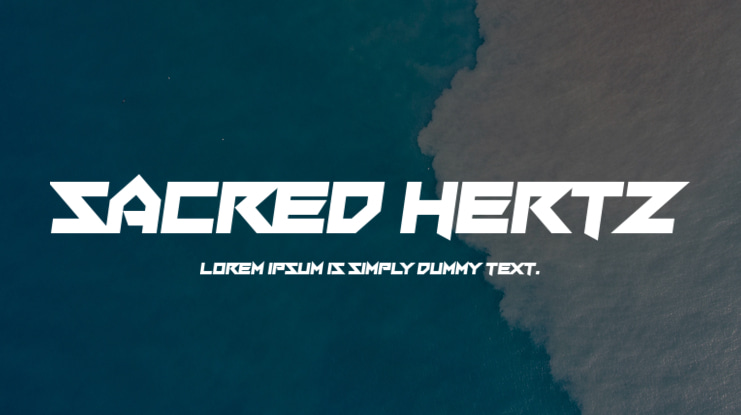 Sacred Hertz Font Family