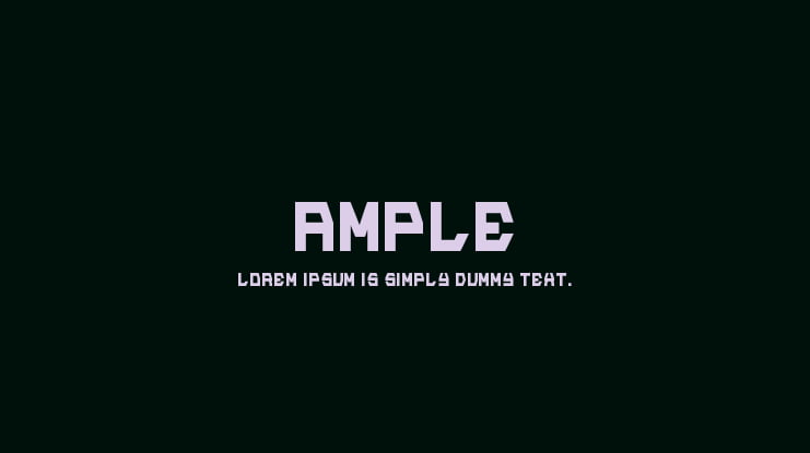 Ample Font Family