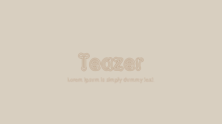 Teazer Font