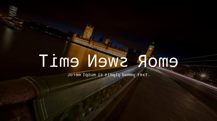 Time News Rome Font