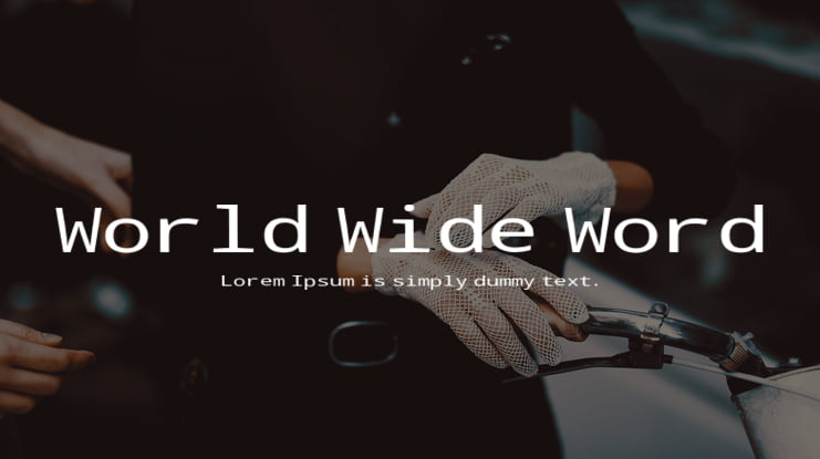 World Wide Word Font
