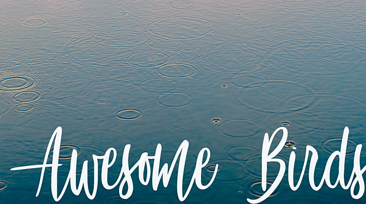 Awesome Birds Font