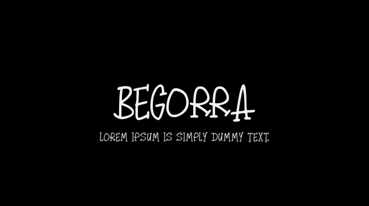 Begorra Font Family
