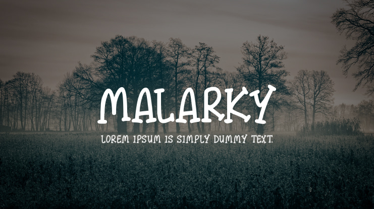 Malarky Font Family
