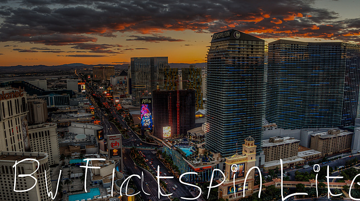 Bw Flatspin Lite Font Family