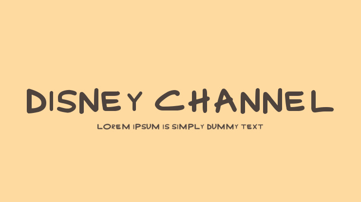 Disney Channel Font