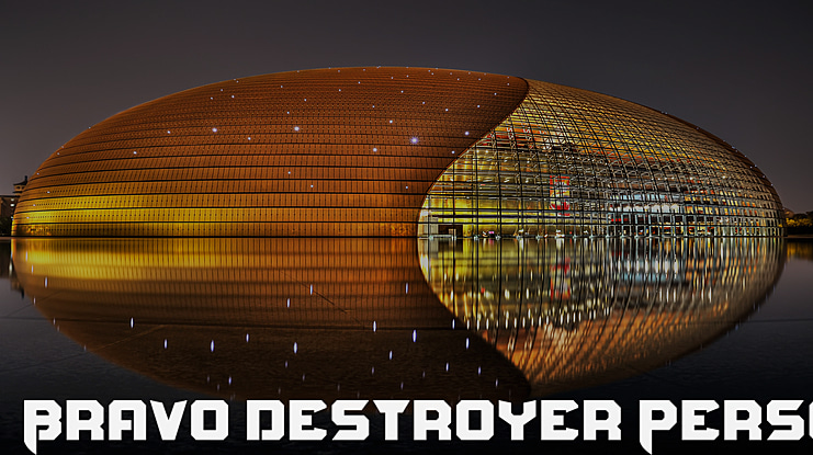 Bravo Destroyer Personal USE Font