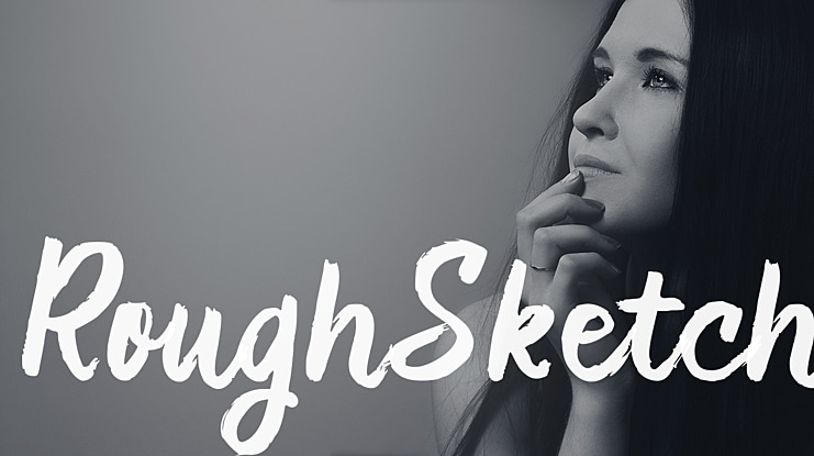 RoughSketch Font
