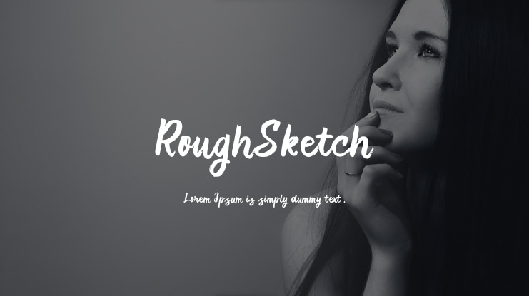 RoughSketch Font