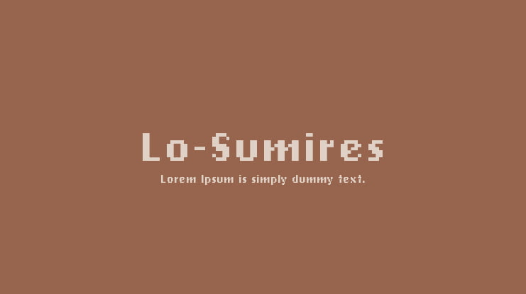 Lo-Sumires Font