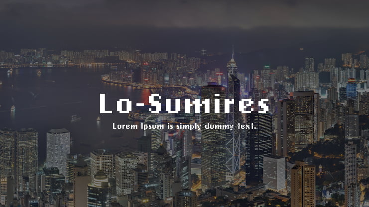 Lo-Sumires Font