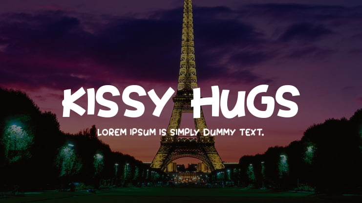 Kissy Hugs Font Family